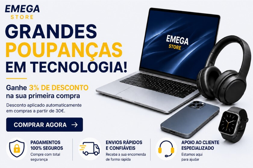 Emegastore Plataforma Online de Tecnologia e Produtos para o Quotidiano