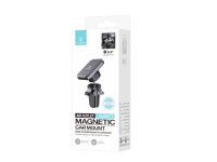 Techancy TI2339 Magnetic Car Mount, 360 Degree Grill Mount, 4 Strong, Stable, Non-Slip Magnets, Blac