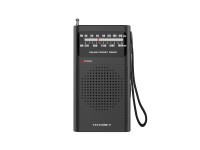 Techancy MJ2924 Portable FM AM Radio with Manual Tuning, 3.5mm Headphone Jack, AA*2 Batteries Not In