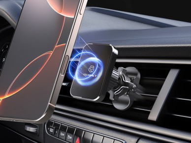 Techancy TI2339 Magnetic Car Mount, 360 Degree Grill Mount, 4 Strong, Stable, Non-Slip Magnets, Blac Techancy TI2339 Magnetic Car Mount, 360 Degree Grill Mount, 4 Strong, Stable, Non-Slip Magnets, Blac