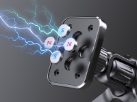 Techancy TI2339 Magnetic Car Mount, 360 Degree Strong and Stable Grid Mount for Mobile Phones, Black Techancy TI2339 Magnetic Car Mount, 360 Degree Strong and Stable Grid Mount for Mobile Phones, Black