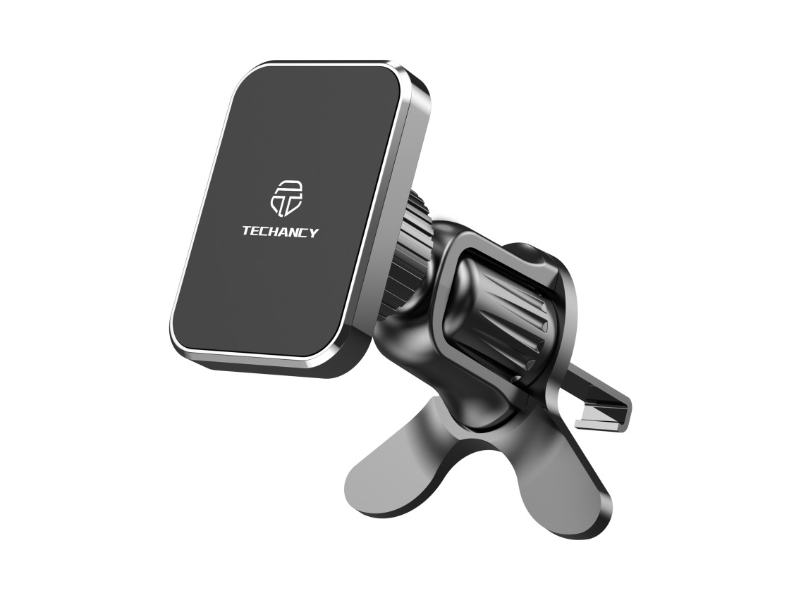 Techancy TI2339 Magnetic Car Mount, 360 Degree Strong and Stable Grid Mount for Mobile Phones, Black