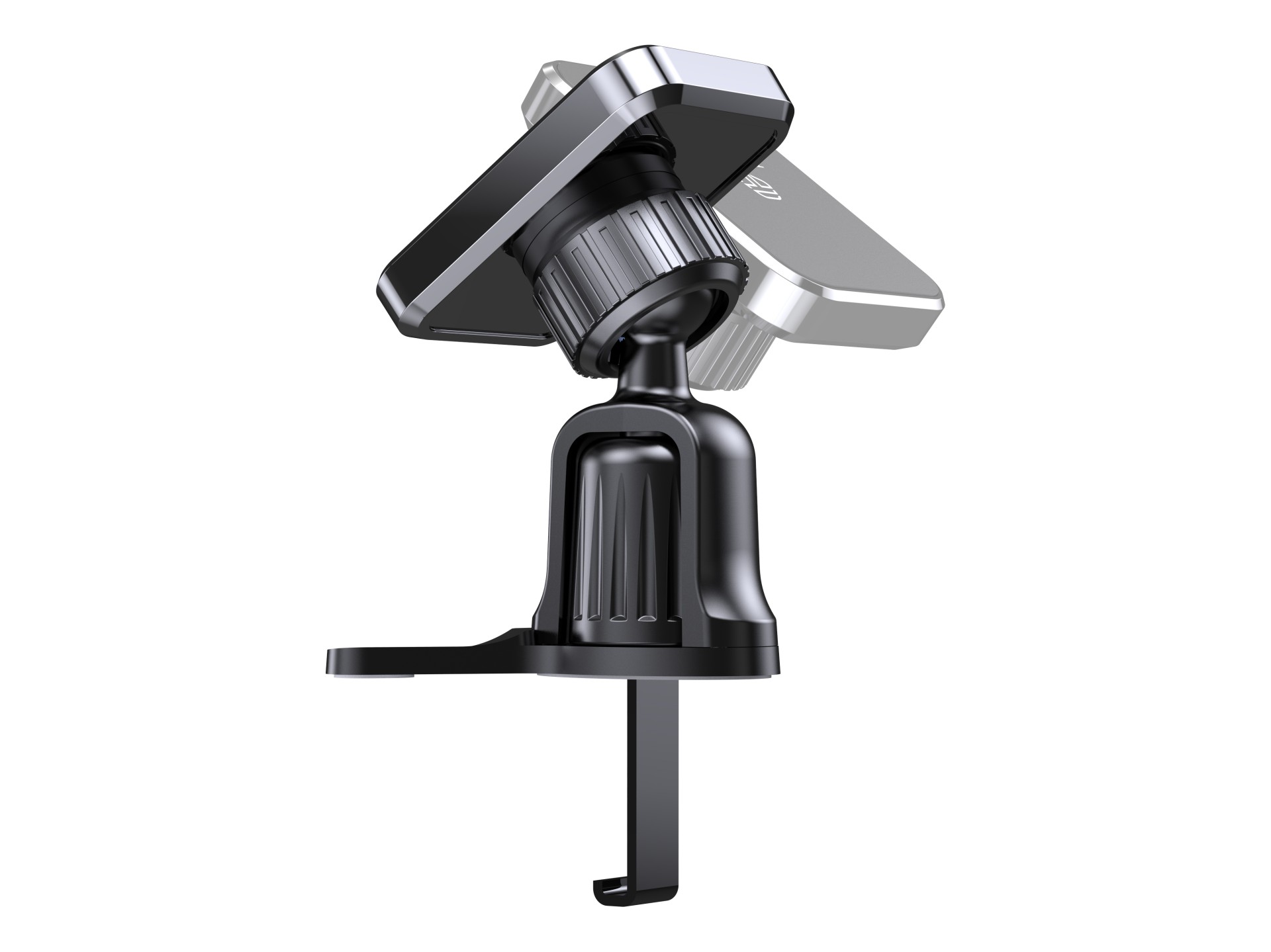 Techancy TI2339 Magnetic Car Mount, 360 Degree Strong and Stable Grid Mount for Mobile Phones, Black