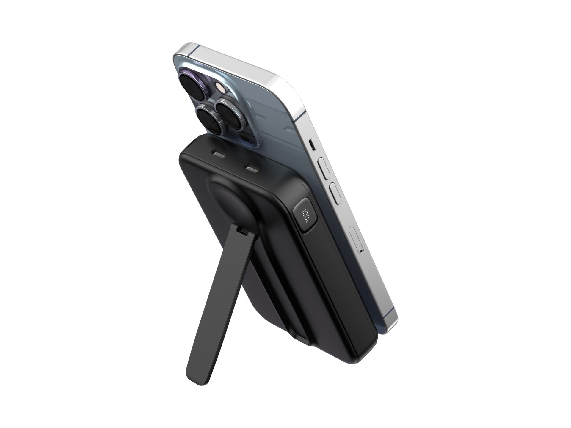 Techancy Power Bank Magnetico TF2786 10000mAh Carregamento Rapido Sem Fios 15W PD 20W Compativel com