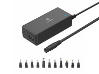 Techancy TL7344 Universal Power Adapter for Laptops, with 90W Power, 11 Connectors and Overcurrent a
