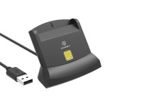 Techancy MI0630 Smart Card Reader, USB 2.0 Interface, Supports Multiple Card Types, Compatible with 