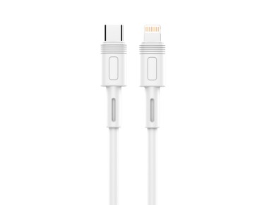 Techancy TB1772 Type-C to Lightning PD Data Cable, 30W, Compatible with iPhone 14/13/12/11, 1.5m, Wh