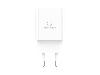 Techancy Carregador USB-A+USB-C TA2820, 45W PD, Dupla SaIda, Design Portatil, CompatIvel com Mltipl