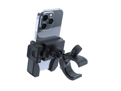 Techancy TI2338 Universal Mobile Phone Holder, Compatible with Bicycle/Motorcycle, 4.5-7.2 Inches, A