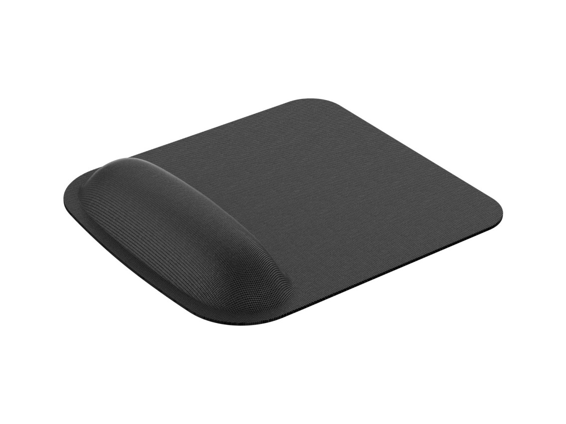 Techancy Black Mouse Pad TW2776, 20mm memory foam, ergonomic wrist support, comfort and fatigue reli