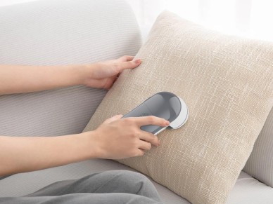 Quitapelusas eléctrico Techancy gris MH1991, 3 ajustes de altura, dos velocidades, ideal para t