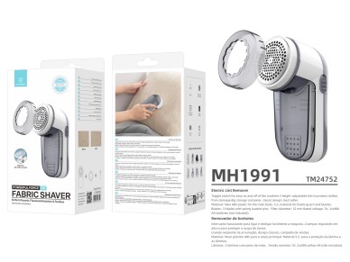 Quitapelusas eléctrico Techancy gris MH1991, 3 ajustes de altura, dos velocidades, ideal para t