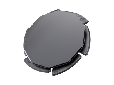 Techancy Ti2332 Black Plastic Cell Phone Holder Pad For Car Dashboard To Increase Grip.