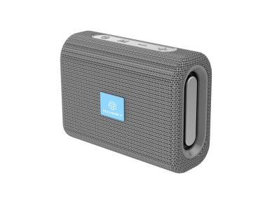 Minialtavoz inalámbrico Techancy TH2630 gris, batería integrada, Bluetooth 5.0, compatible