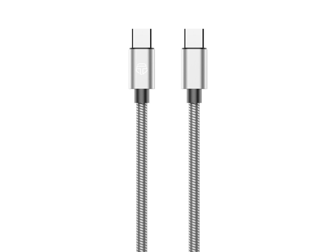 Techancy USB C to USB C Cable 1m TB1796, All-Metal Design, Animal Resistant, 60 Watt Fast Charging