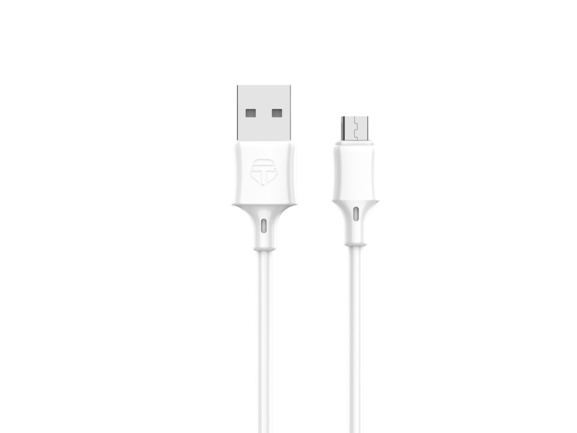 Techancy Charging Cable 3m USB-Micro White TB1708, 2.4A Fast Charging, Long Range Charging 3m