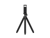 Techancy Trip De 30 Cm Preto Ti2323, Rotao De 360 Com Pernas Dobrveis, Inclui Cabea Esfrica, 
