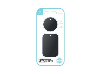 Techancy Metallic Adhesive for Cell Phones Ti2216 Black for Magnetic Cell Phone Holders and Grip Cov