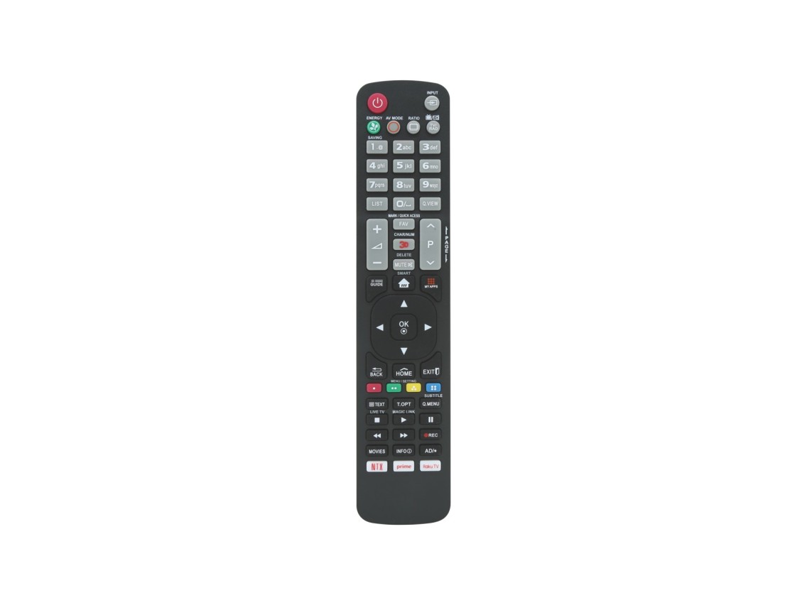 Techancy TV Remote Control TU2412, Compatible with LG TVs, Automatic Pairing Without Configuration
