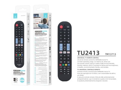 Techancy TV Remote Control TU2413, Compatible with Samsung TVs, Automatic Pairing Without Configurat