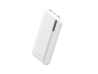 Techancy Power Bank 10000mah Blanco TF2775, ¡Carga rápida de 10w para teléfonos intel