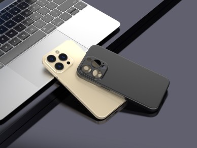 Funda ultradelgada para teléfono celular Techancy KX5604, color negro, compatible con telé