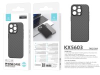 Techancy Capa Para Telemvel Ultra Fina Em Fibra De Carbono KX5603, Compatvel Com Iphone 15, Materi