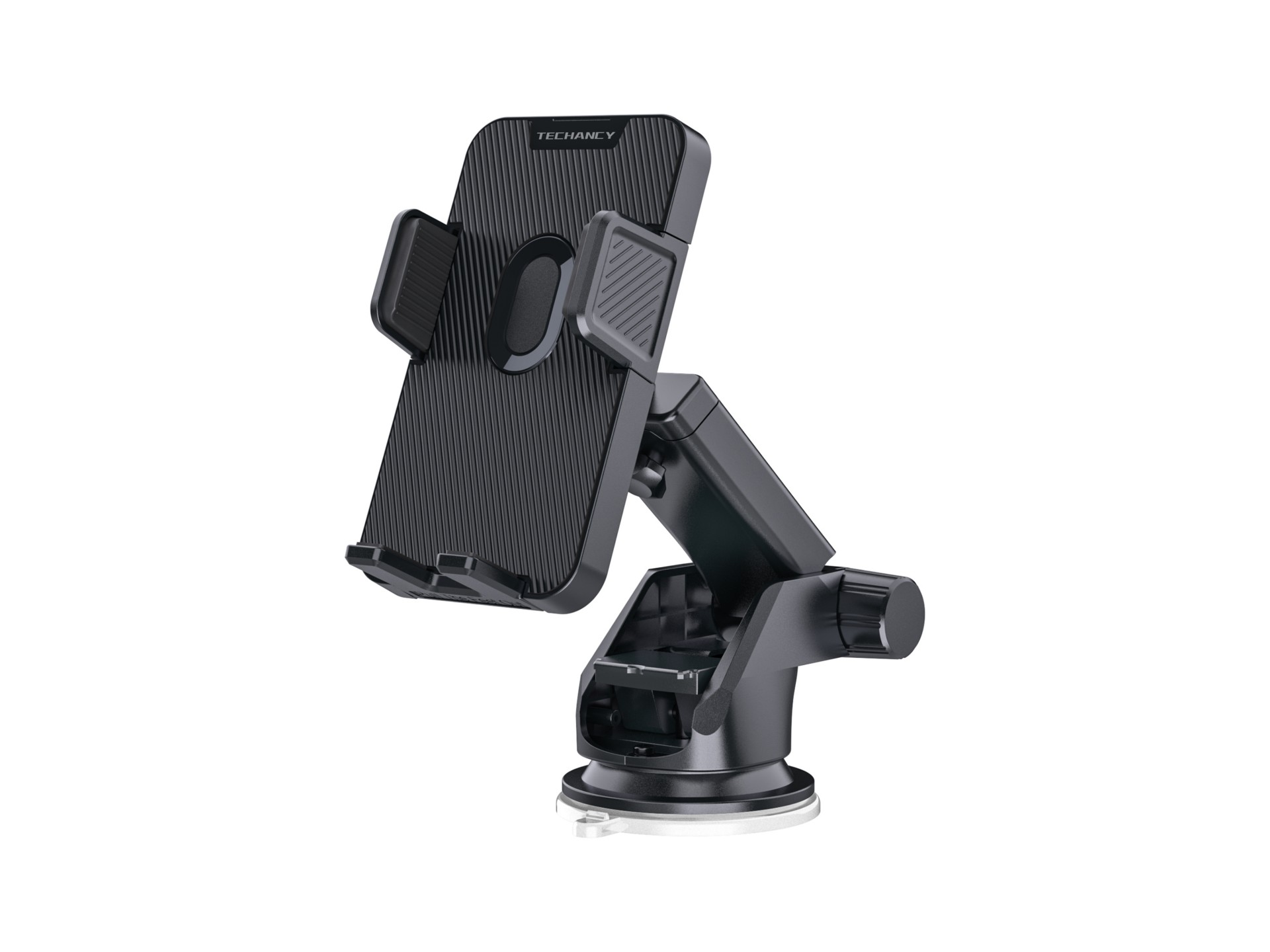 Techancy Suporte Para Telemóvel Para Automóvel Ti2300 Preto, 4,7-7,2 Polegadas, Suporte Para Ventosa