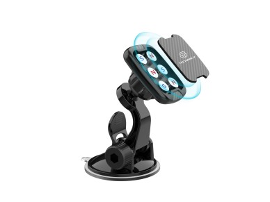 Techancy Ti2305 Magnetic Car Phone Holder, 360 Degree Rotation Support, Fixed at Any Angle