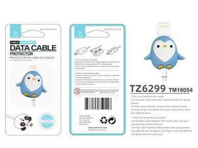Techancy Data Cable Protector TZ6299, Protect Data Cable Not Easy To Break, Silicone Material, Beaut