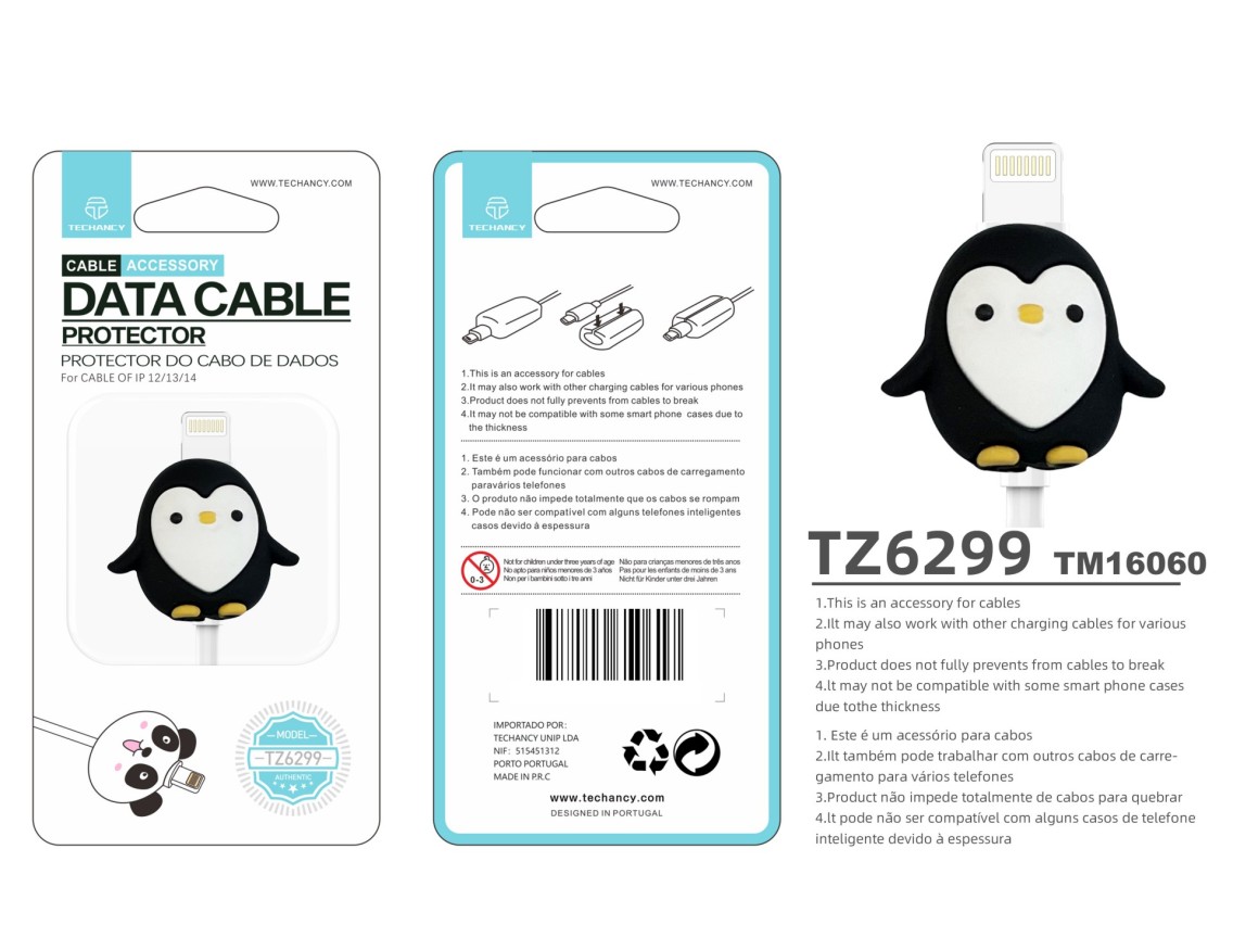 Techancy Data Cable Protector TZ6299, Protect Data Cable Not Easy To Break, Silicone Material, Beaut
