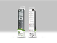 Techancy Universal TV Remote Control TU2411, Compatible with Many TV Brands, Simple Adaptation Conne