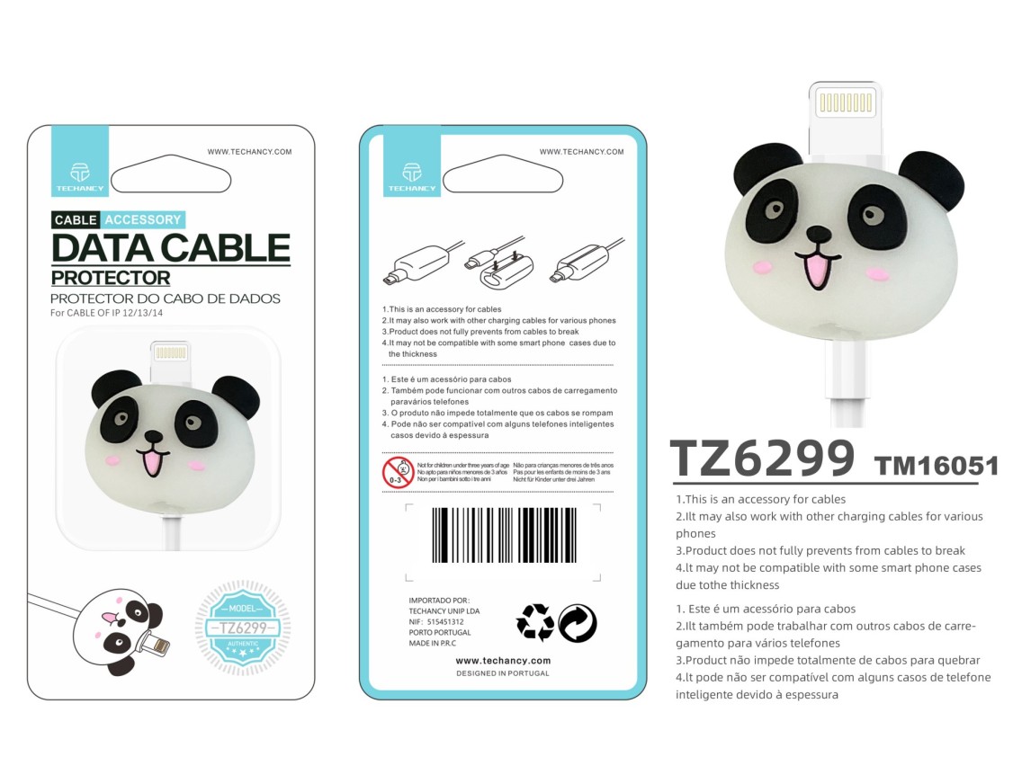 Techancy Data Cable Protector TZ6299, Protect Data Cable Not Easy To Break, Silicone Material, Beaut