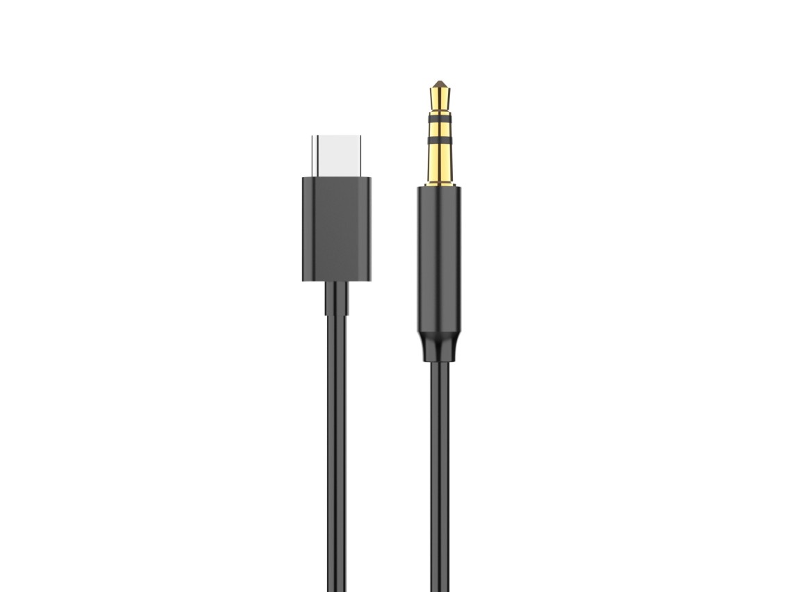 Techancy Cabo De Áudio Aux TL7329, Tipo-C Para 3.5mm, 1m, Para Áudio Automotivo E Fones, Som De Qual