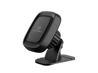 Techancy Ti2285 Magnetic Car Phone Holder, Strong Magnetic Adsorption Capacity. Black and Red
