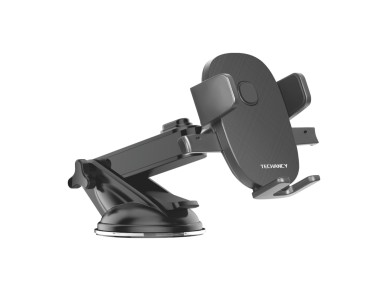 Techancy Car Phone Holder Ti2253, Firm Fixing Suction Cup, 360° Rotation, Unlock With One Key.
