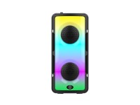 Techancy TH2636 Wireless Bluetooth Speaker, 2*4 Inch Speaker, TWS Stereo Sound, Led Light Rhythms,