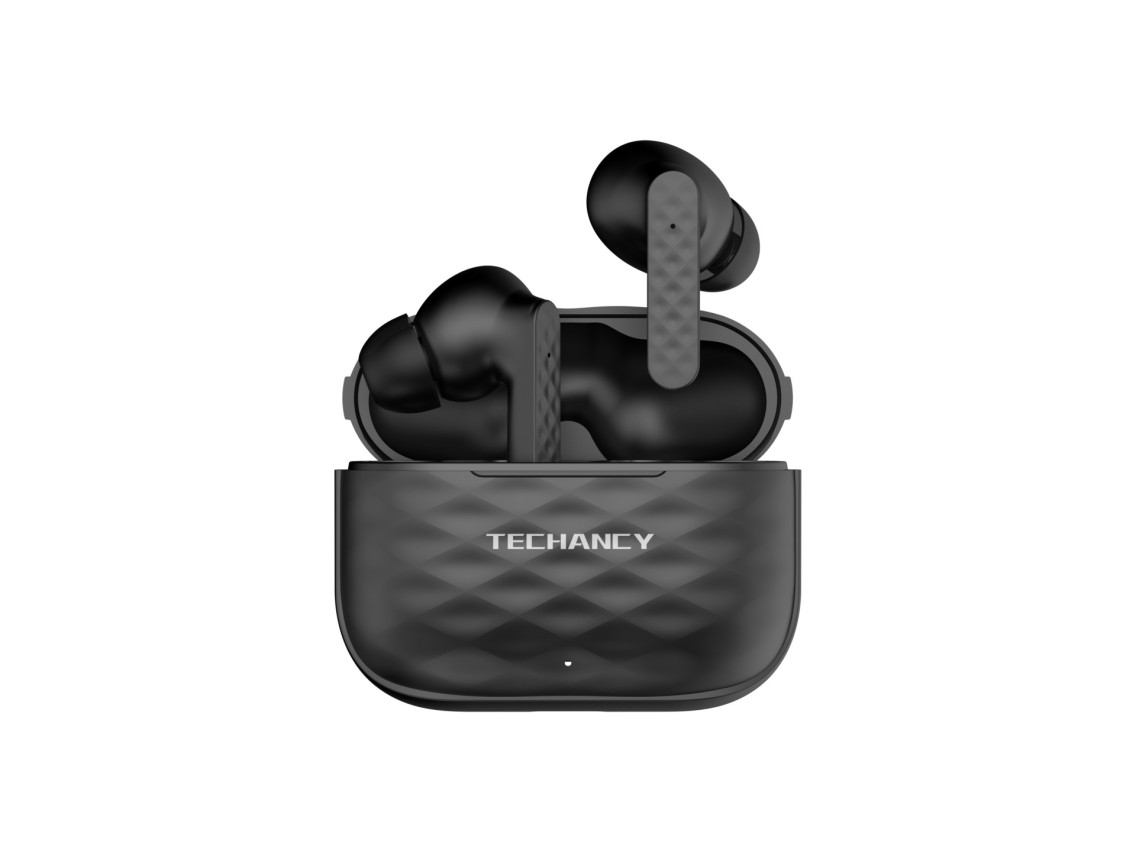 Techancy Wireless Headphones Black, KP2705, 10M Wireless Stereo Connection, 3-4 Hours Music Playback
