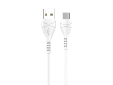 Techancy Cabo De Dados Usb-Type-C Branco 1M TB1775,Carregamento Rpido De 2,4 A, Suporta Transmisso