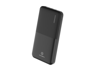 Banco de energía Techancy 10000mah Negro TF2766-2A Carga rápida, 2 salidas USB para tel