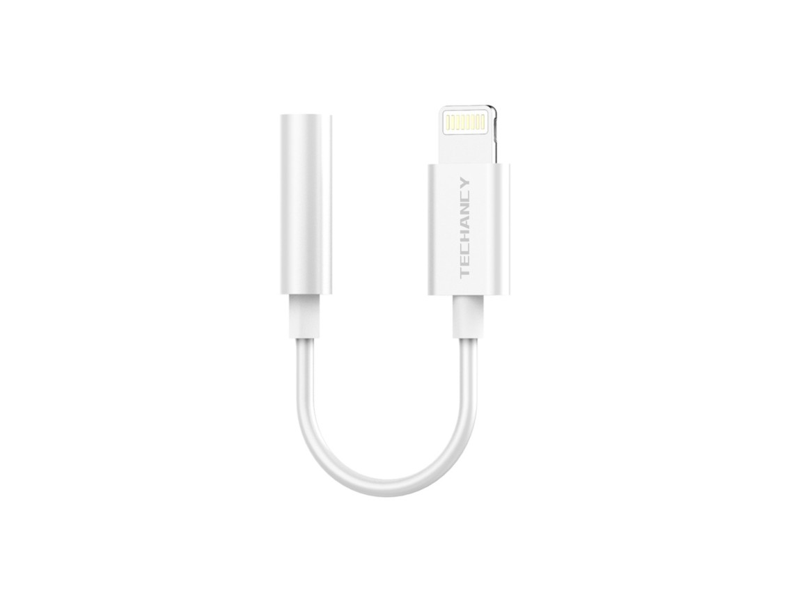 Adaptador de auriculares Techancy TV3743, Lightning a 3,5 mm, compatible con IP8-14, iPad, conexi