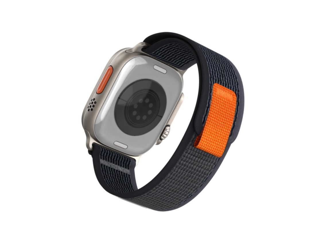 Techancy Faixa Desportiva Cinzenta KC2121, Compatível Com Apple Watch Ultra 42 Mm/44 Mm/45 Mm/49 Mm,