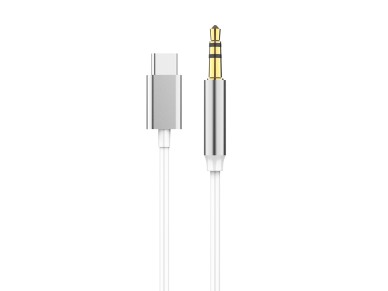 Techancy TL7329 Aux Audio Cable, Type-C to 3.5mm, 1m, for Car Audio and Headphones, Quality Sound