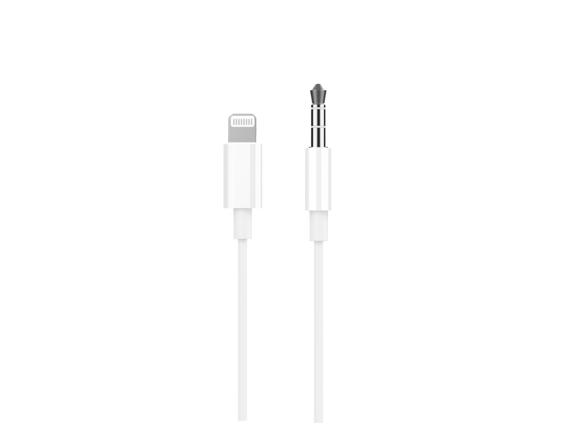 Techancy KQ2601 Audio Cable, Compatible with IP8/11-14to3.5mm Connector, 1m, Stable and Reliable. Cl