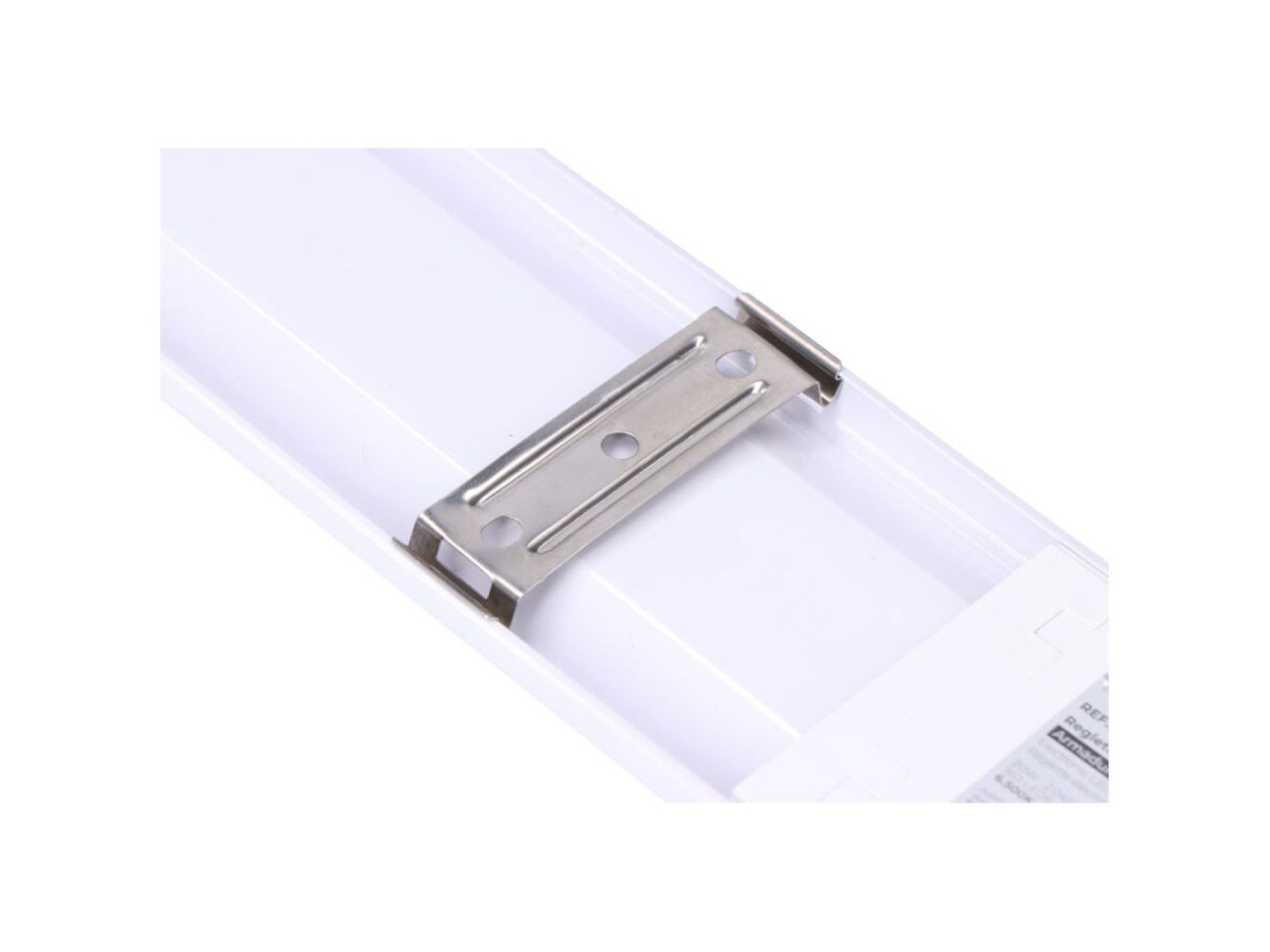 Armadura led 40 w temperatura de luz variável 6500 k / 4000 k / 3000 k, 3cct, 4265 lm, 120x2,6x7,4cm
