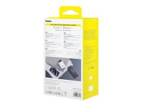 Baseus QPow 2 20000mAh 30W Power Bank with 2 Built-in USB-C Cables - White