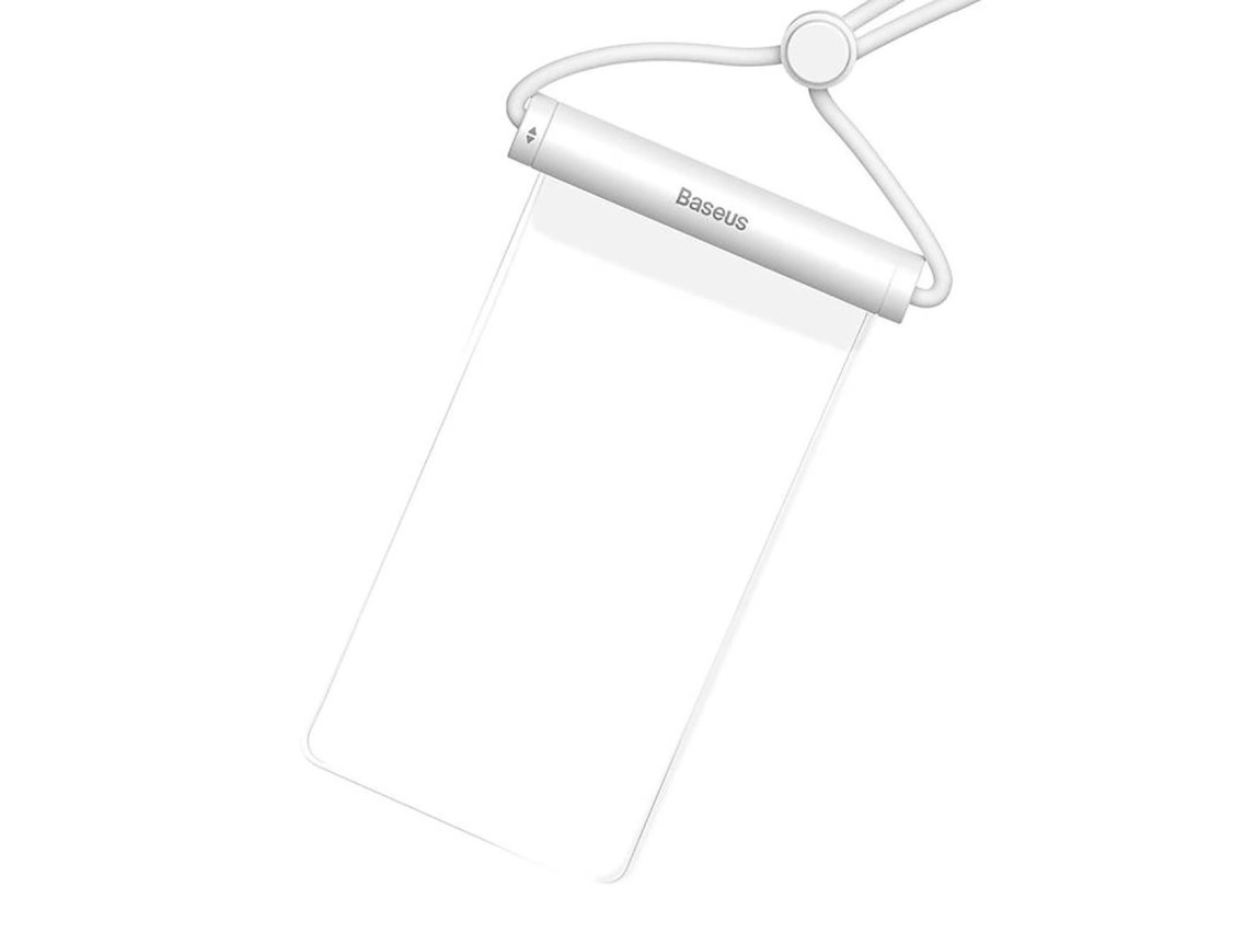 Baseus AquaGlide BS-PC030 case waterproof IPX8 with cylindrical clasp - white