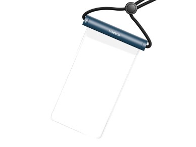 Baseus AquaGlide BS-PC030 case, waterproof IPX8, with cylindrical clasp - blue
