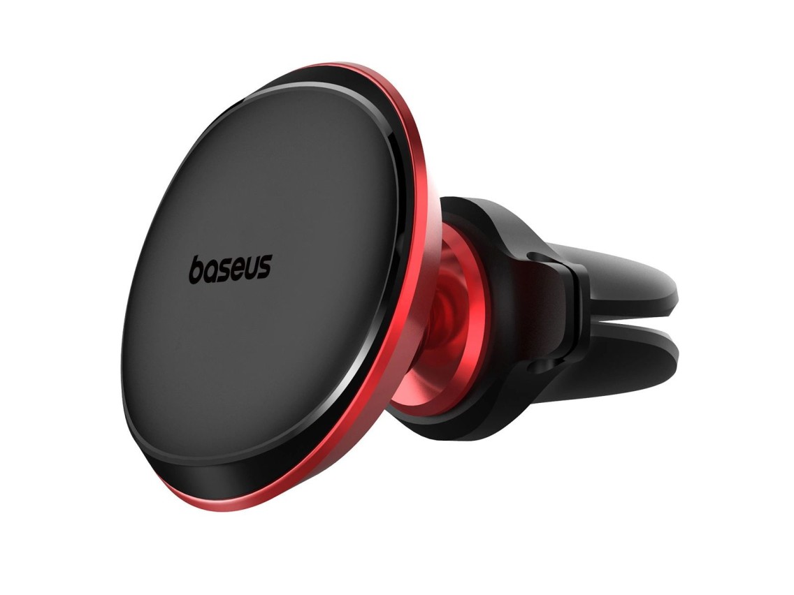 Baseus C40141201913-00 magnetic car holder for air vent - black and red