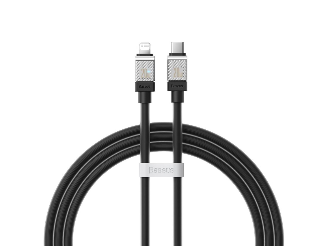 Baseus cable CoolPlay USB-C - Lightning 1m 20W black